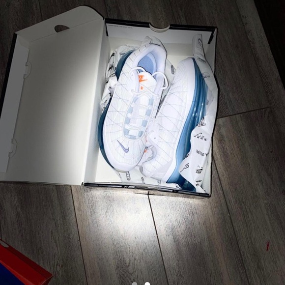 SOLD LIMITED EDITION NIKE MX-720-818 WHITE PLATINUM INDIGO FOG WOMEN 8 MEN 6.5Y - Picture 2 of 3